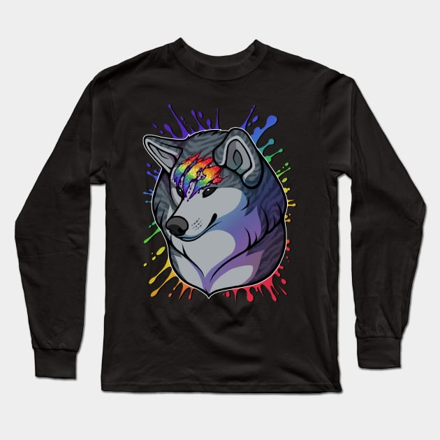 Ginga Nagareboshi Gin Pride - Gay Rainbow LGBT Long Sleeve T-Shirt by FlannMoriath